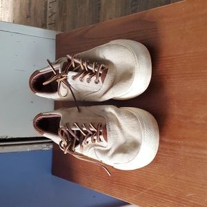 Polo, Ralph Lauren, brown canvas, shoes size 10.5